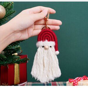 Bag pendant Christmas cartoon cute Santa Claus keychain pendant